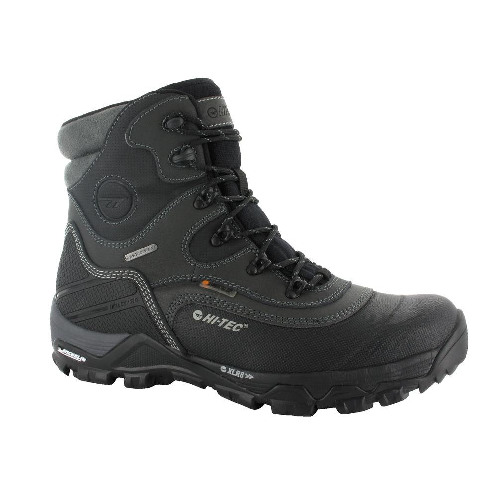 Hi-Tec Men's Trail OX Winter Mid 200 I-shield Waterproof Black/Charcoal Winter Boot