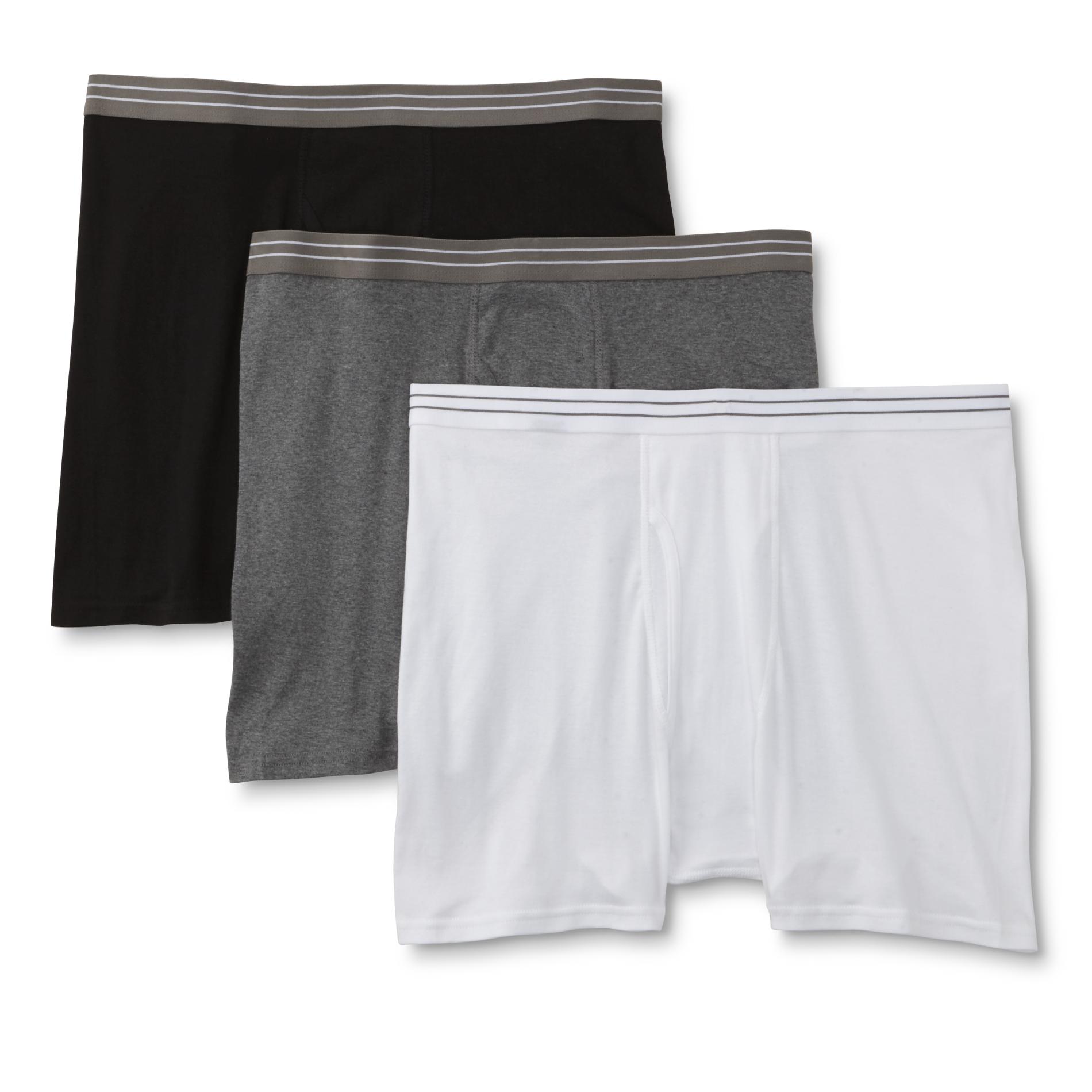 Basic Editions Men's 5Pack Boxer Briefs Shop Your Way Online