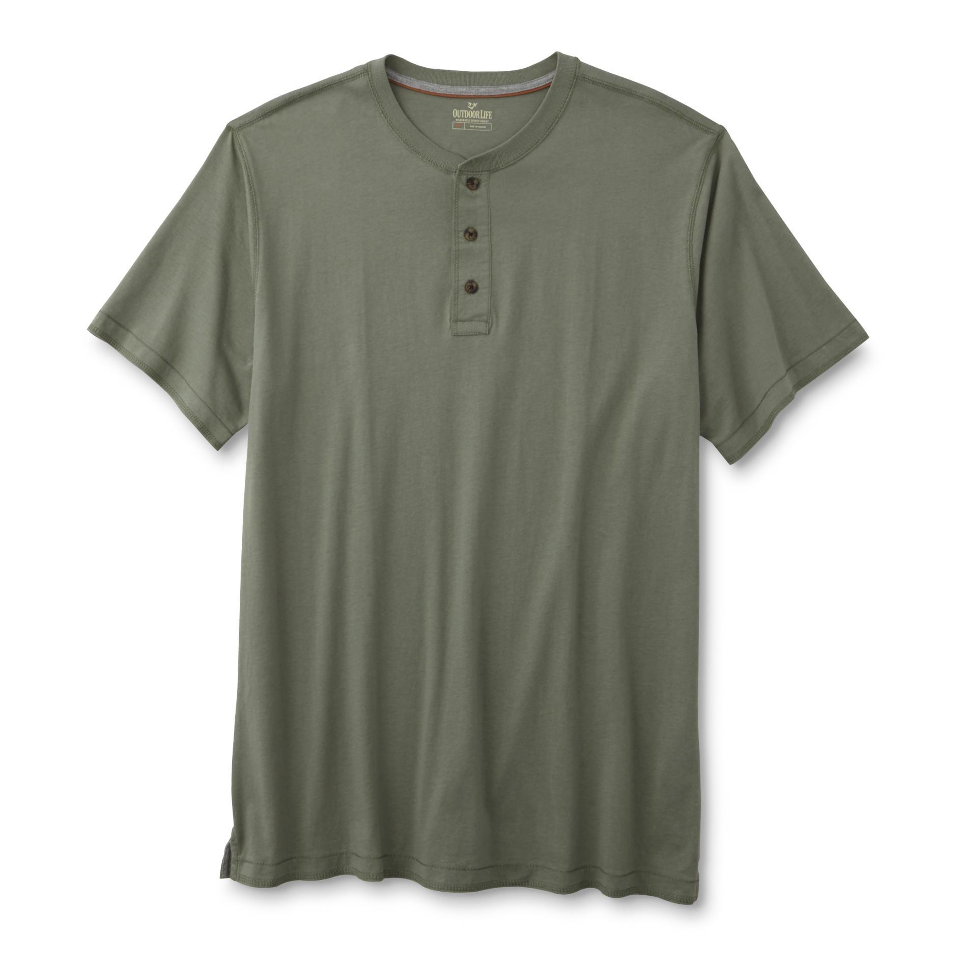 Outdoor Life Men's Big & Tall Soft Henley Shirt
