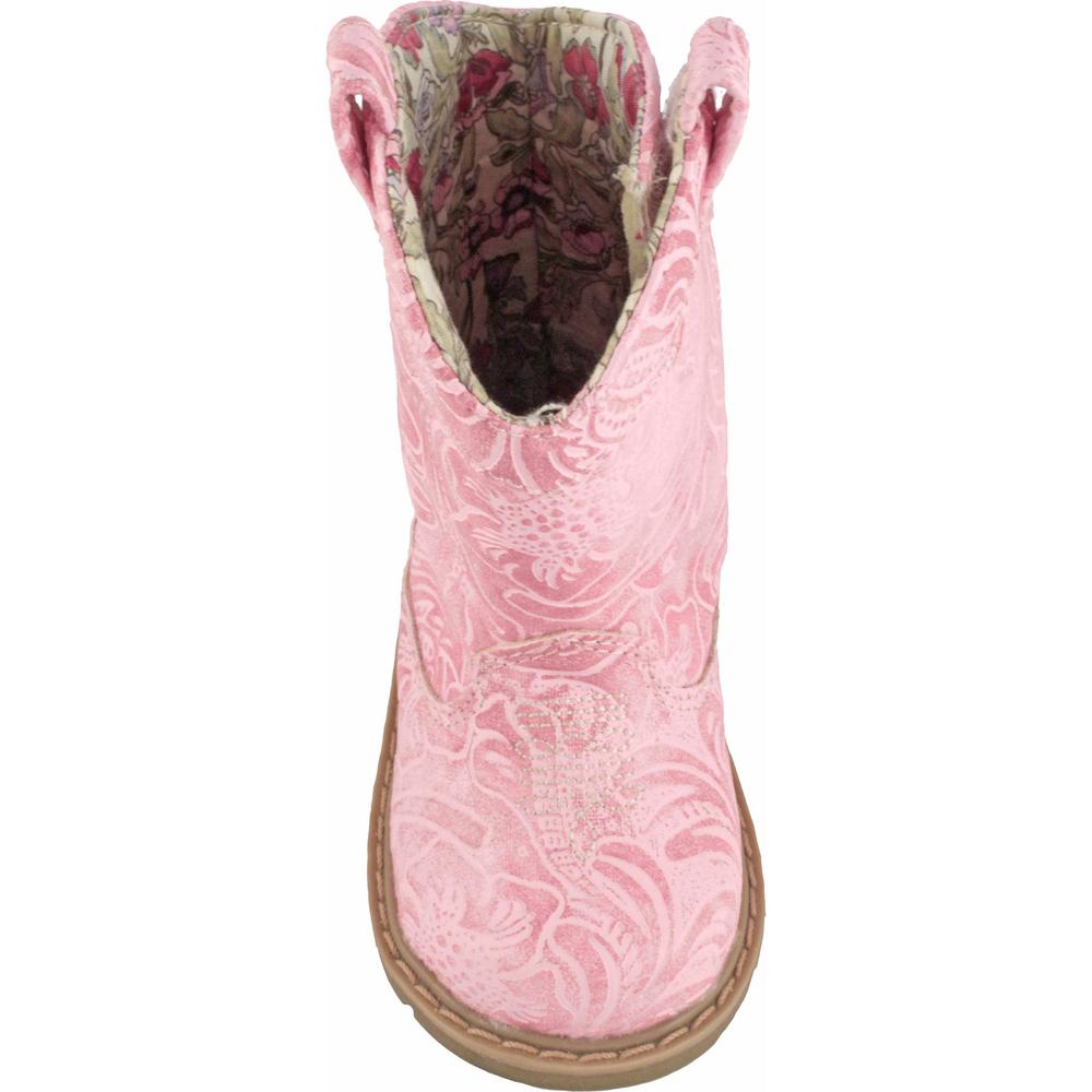 Natural Steps Toddler Girl's Stampede Pink Western Boot