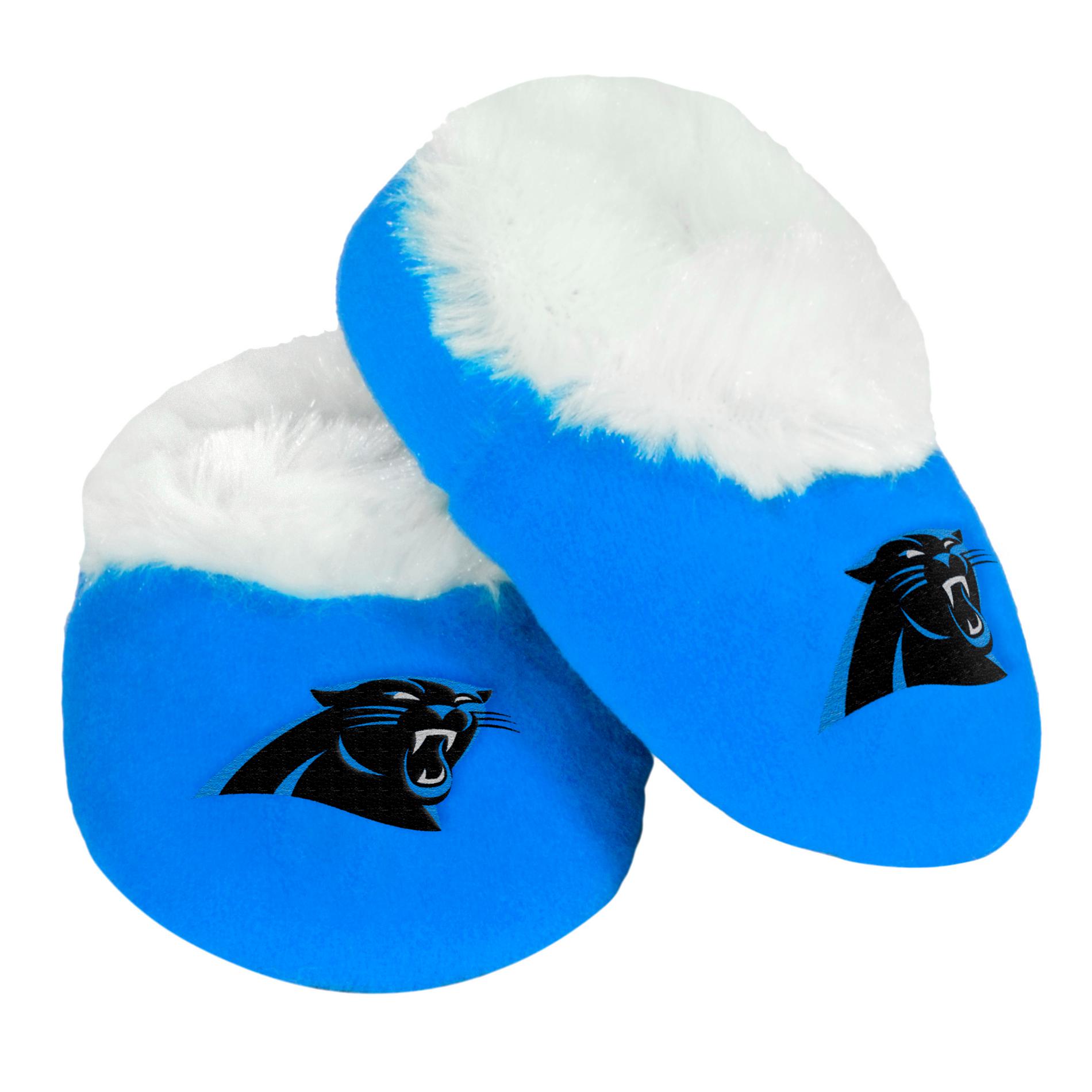 NFL Babies' Carolina Panthers Blue Bootie Slipper