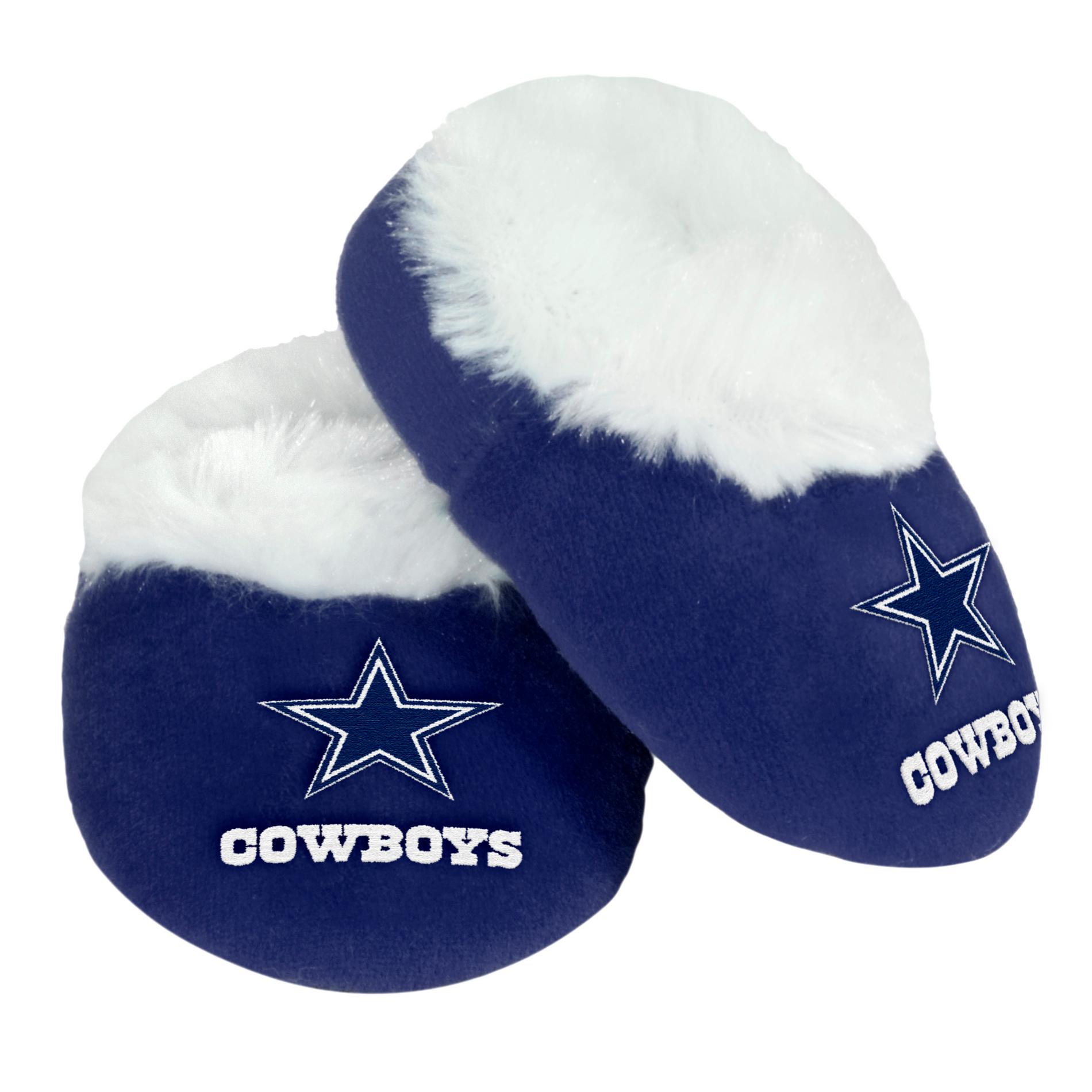 NFL Babies' Dallas Cowboys Blue Bootie Slipper