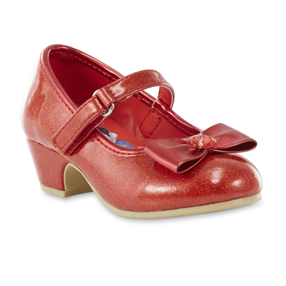 Disney Girls' Snow White Red Glitter Dress Shoe