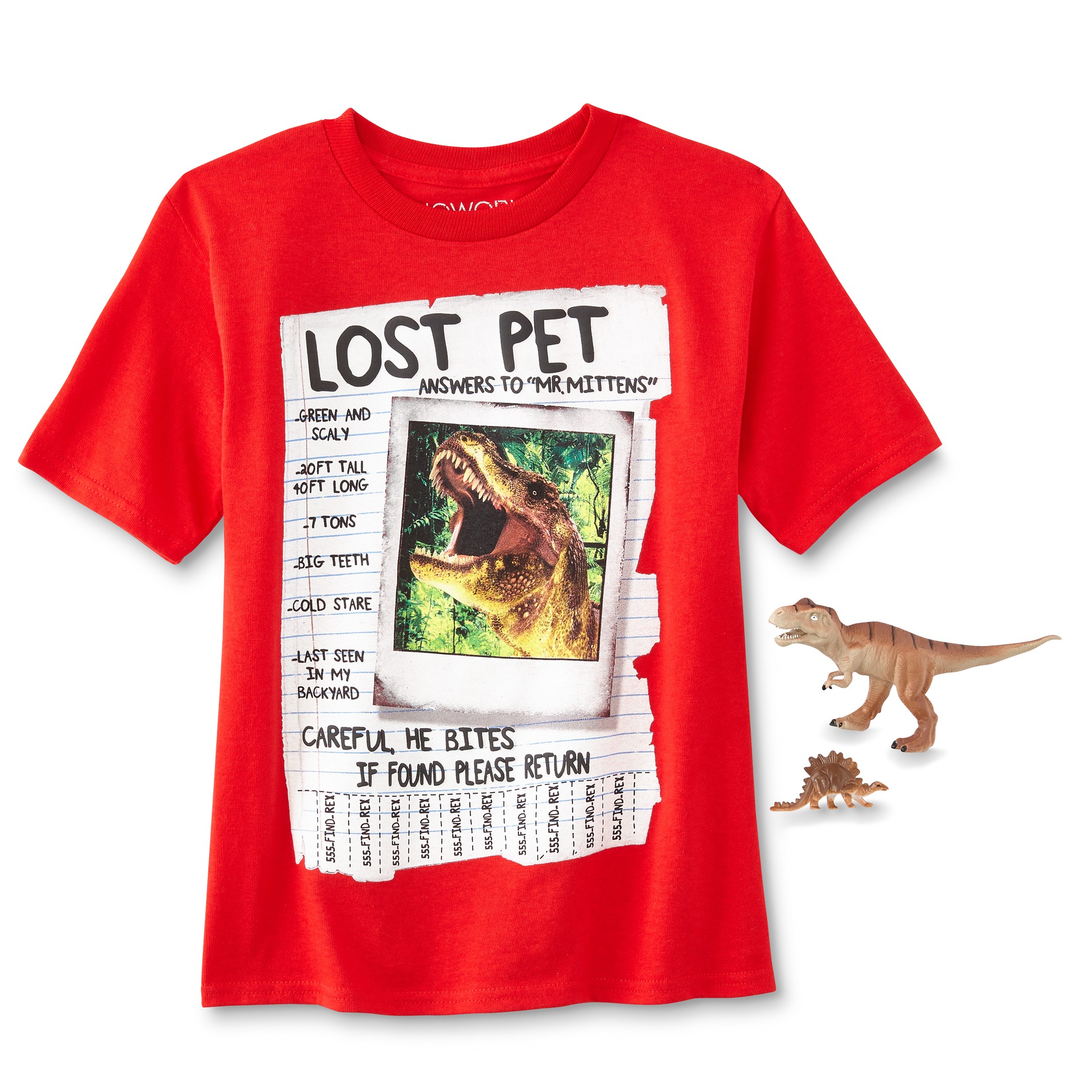 Boys' Graphic T-Shirt & Toy - Dinosaur