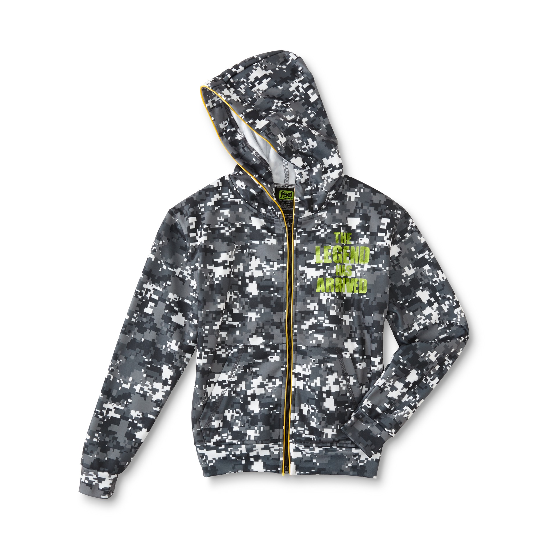 5Star Boys' Light-Up Hoodie Jacket - Camouflage