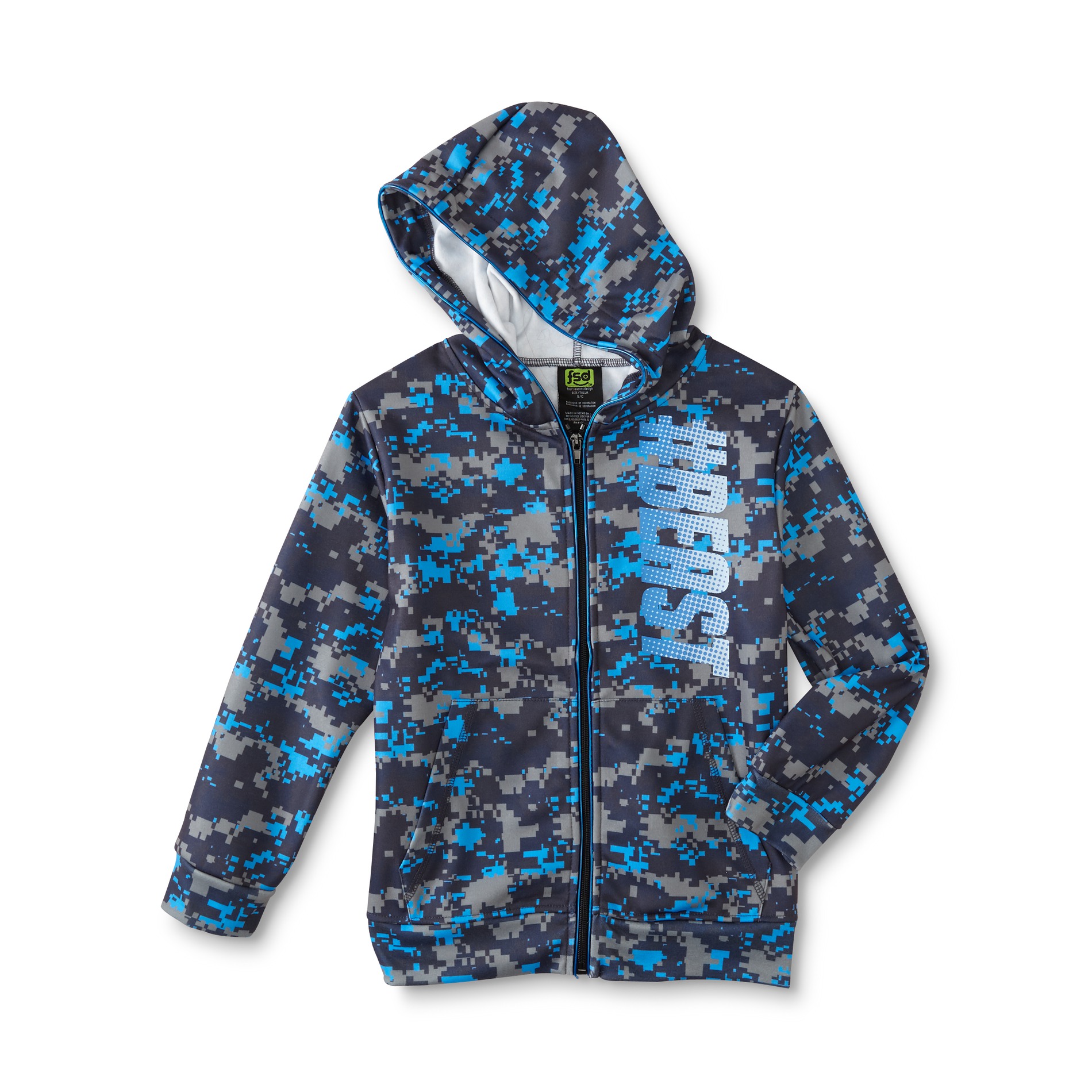 5Star Boys' Light-Up Hoodie Jacket - Camouflage