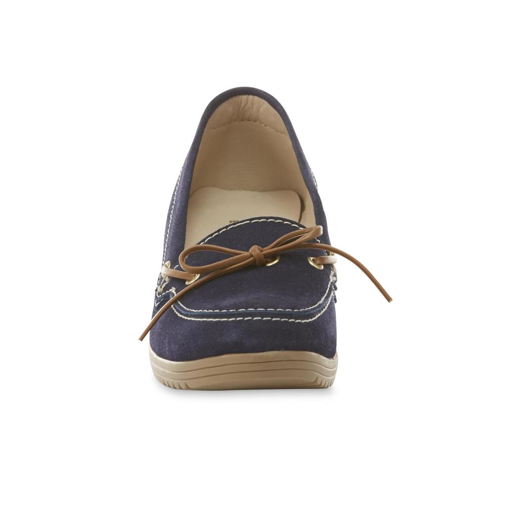 Basic Editions Women's McKinley Navy Wedge Loafer
