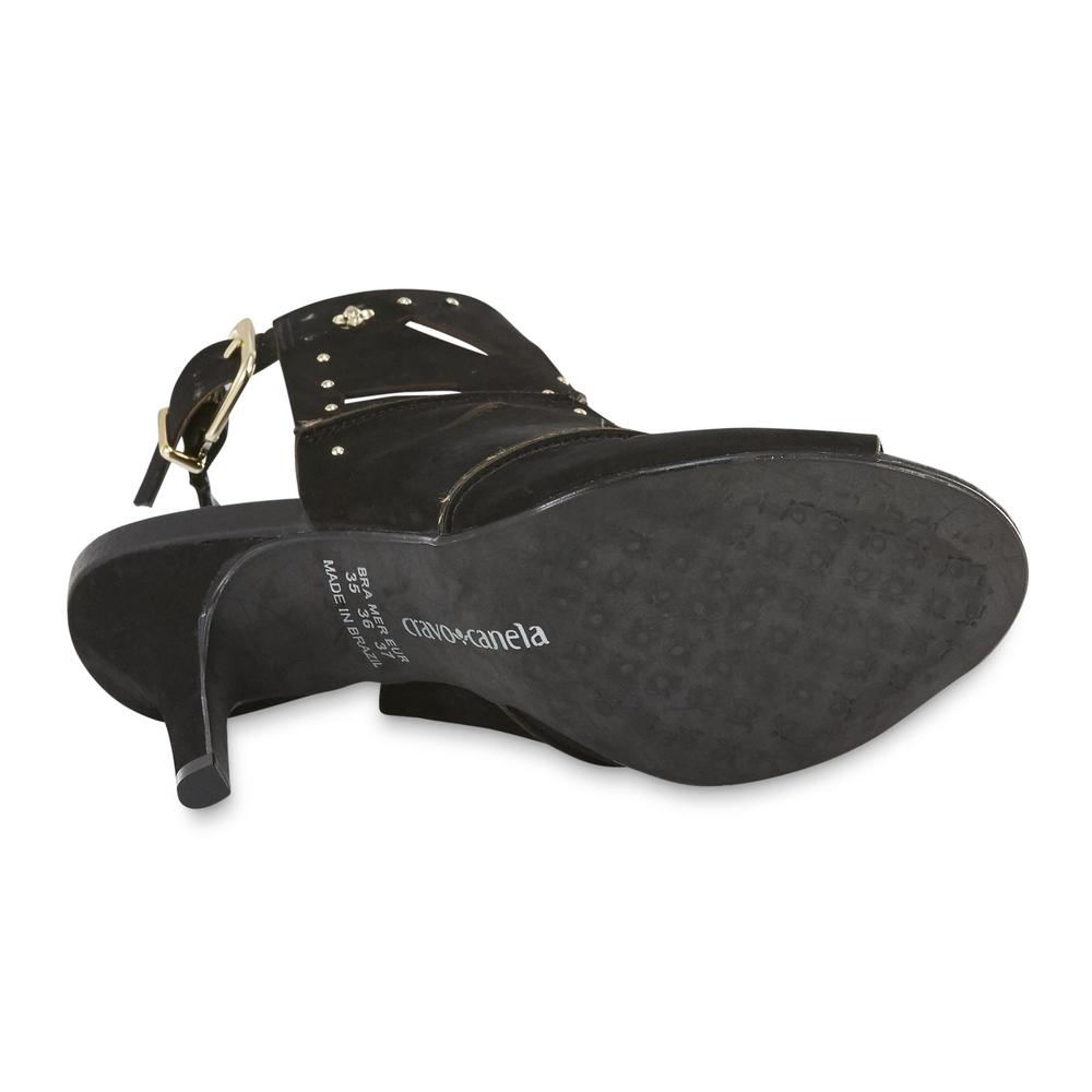 Cravo & Canela Women's Black Stiletto Sandal