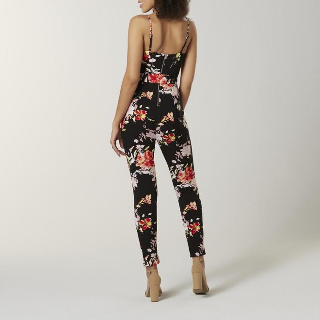Juniors' Jumpsuit Floral