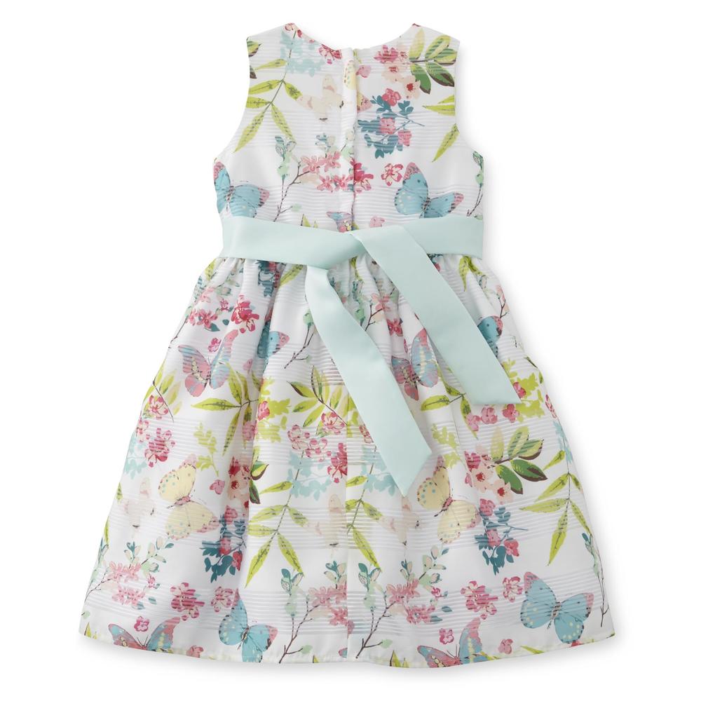 Special Editions Girls' Occasion Dress - Butterfly/Floral
