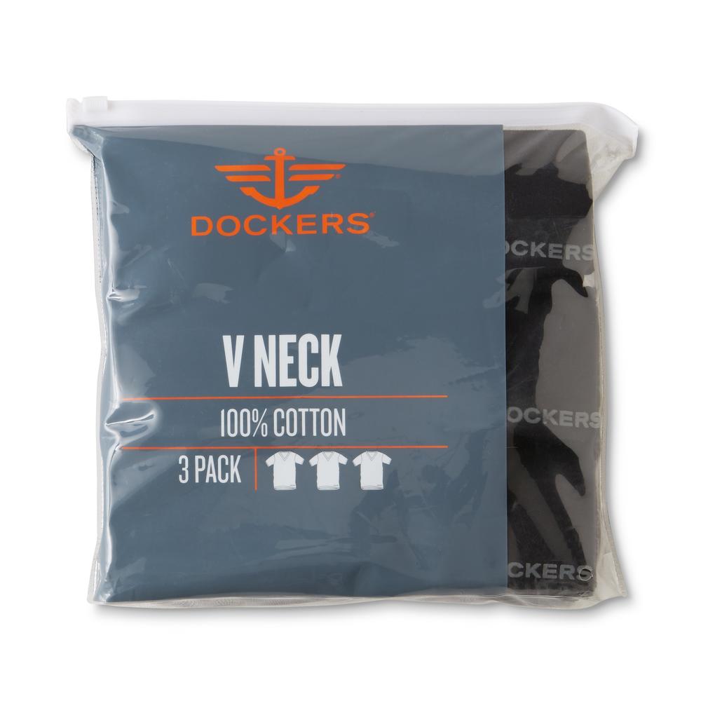 Dockers Men's 3-Pack V-Neck T-Shirts