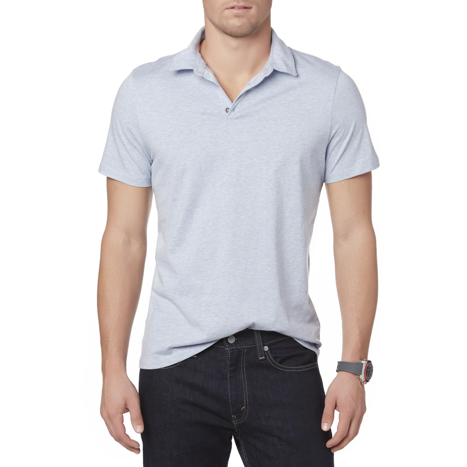 Structure Men's Slim Fit Polo Shirt - Heathered