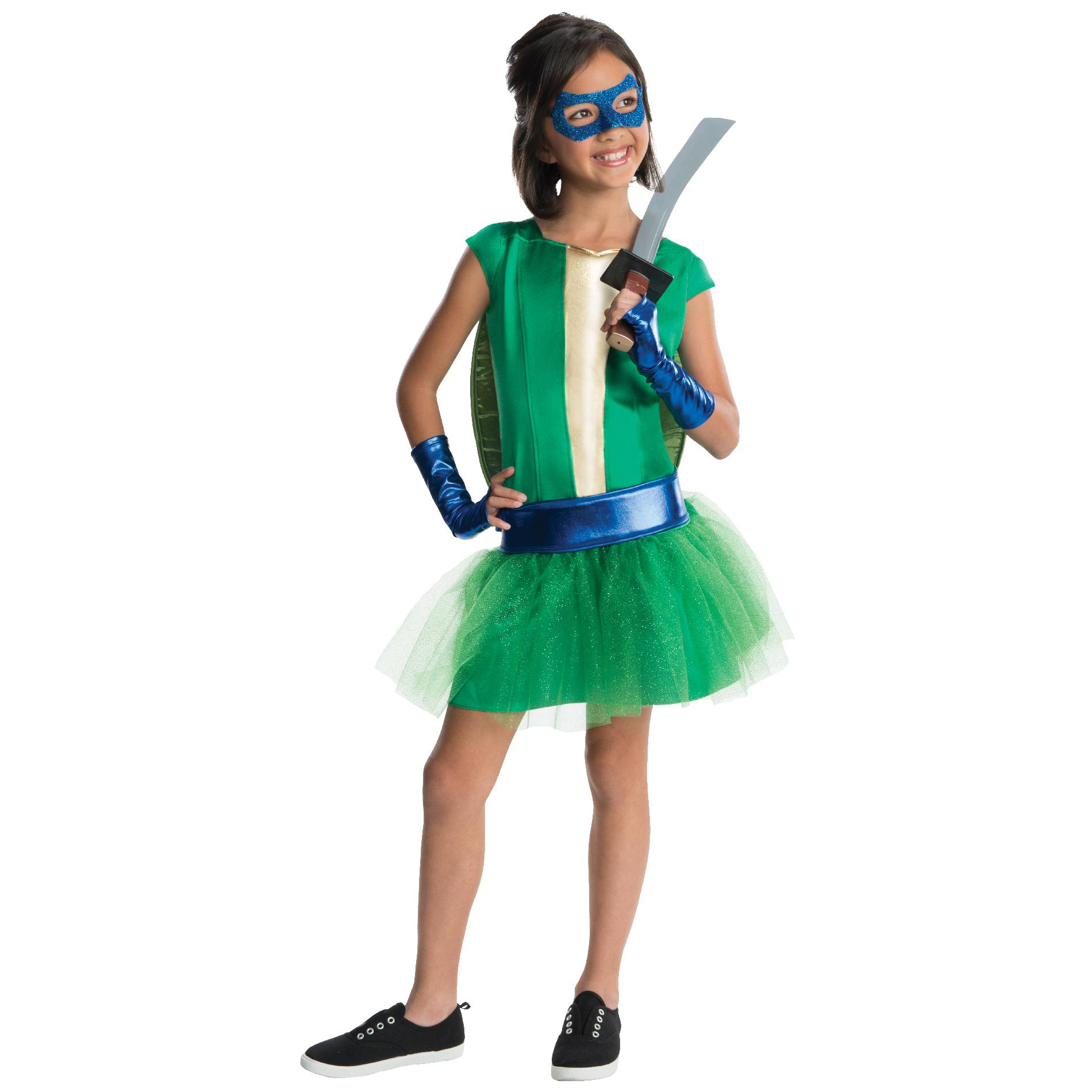 Teenage Mutant Ninja Turtles Girls' Leonardo Tutu Halloween Costume, S...