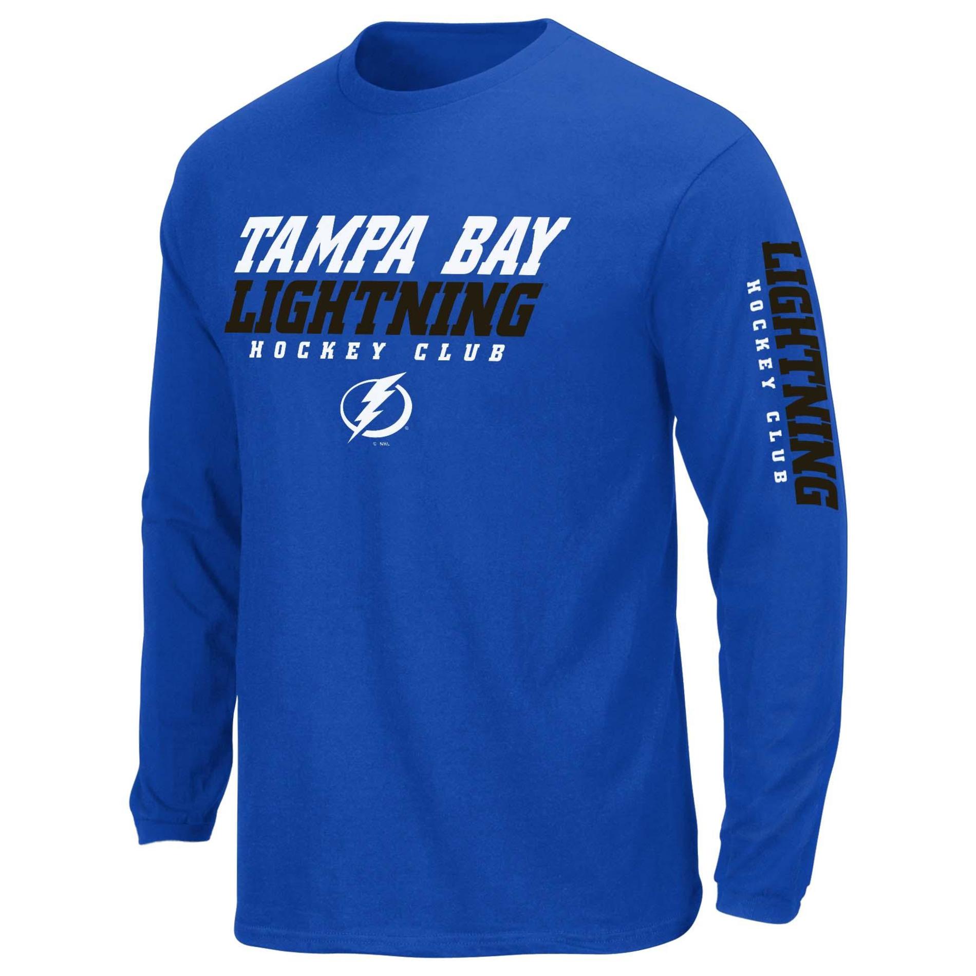 NHL Men's Long-Sleeve T-Shirt - Tampa Bay Lightning