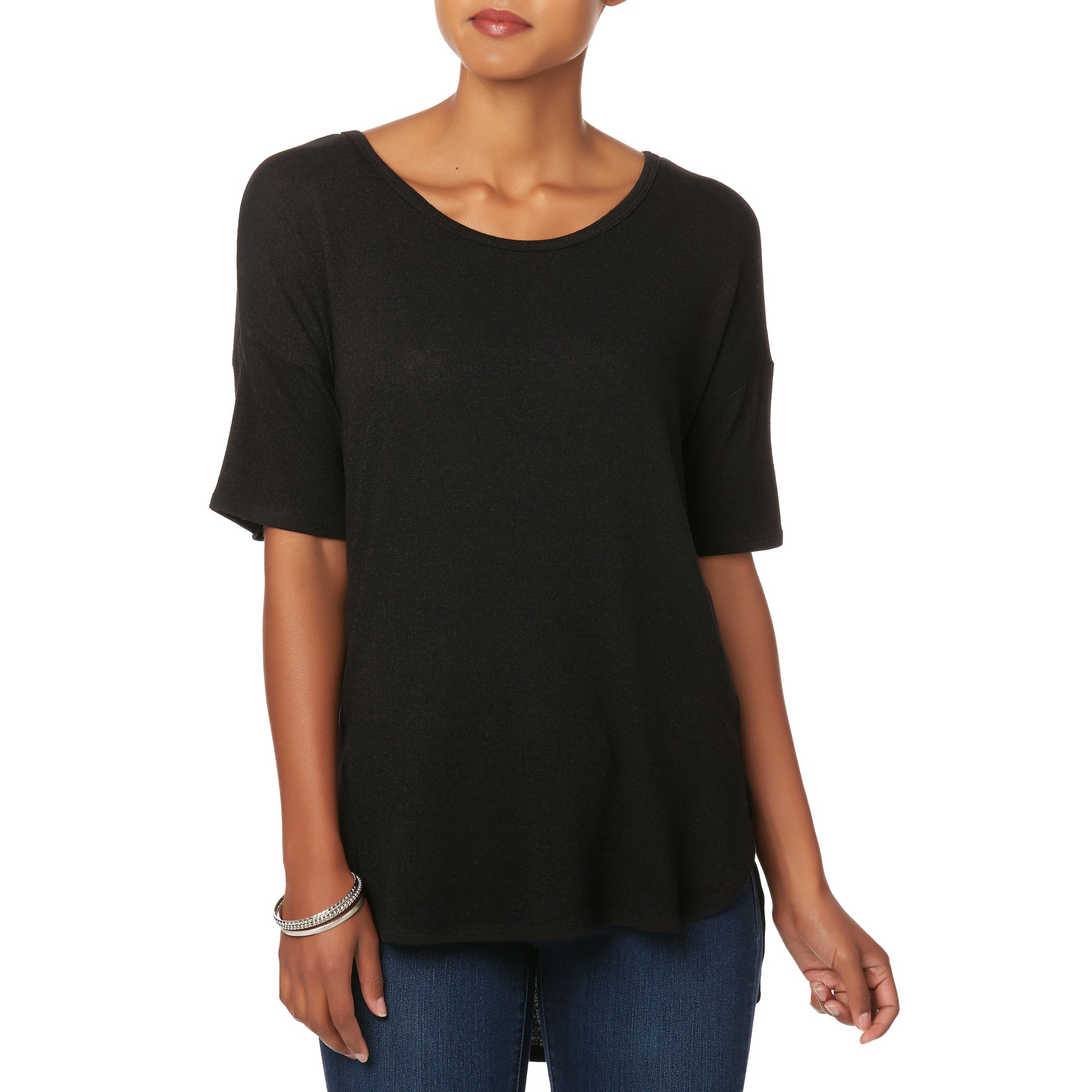 Simply Styled Women's Drop Shoulder Tunic Sweater