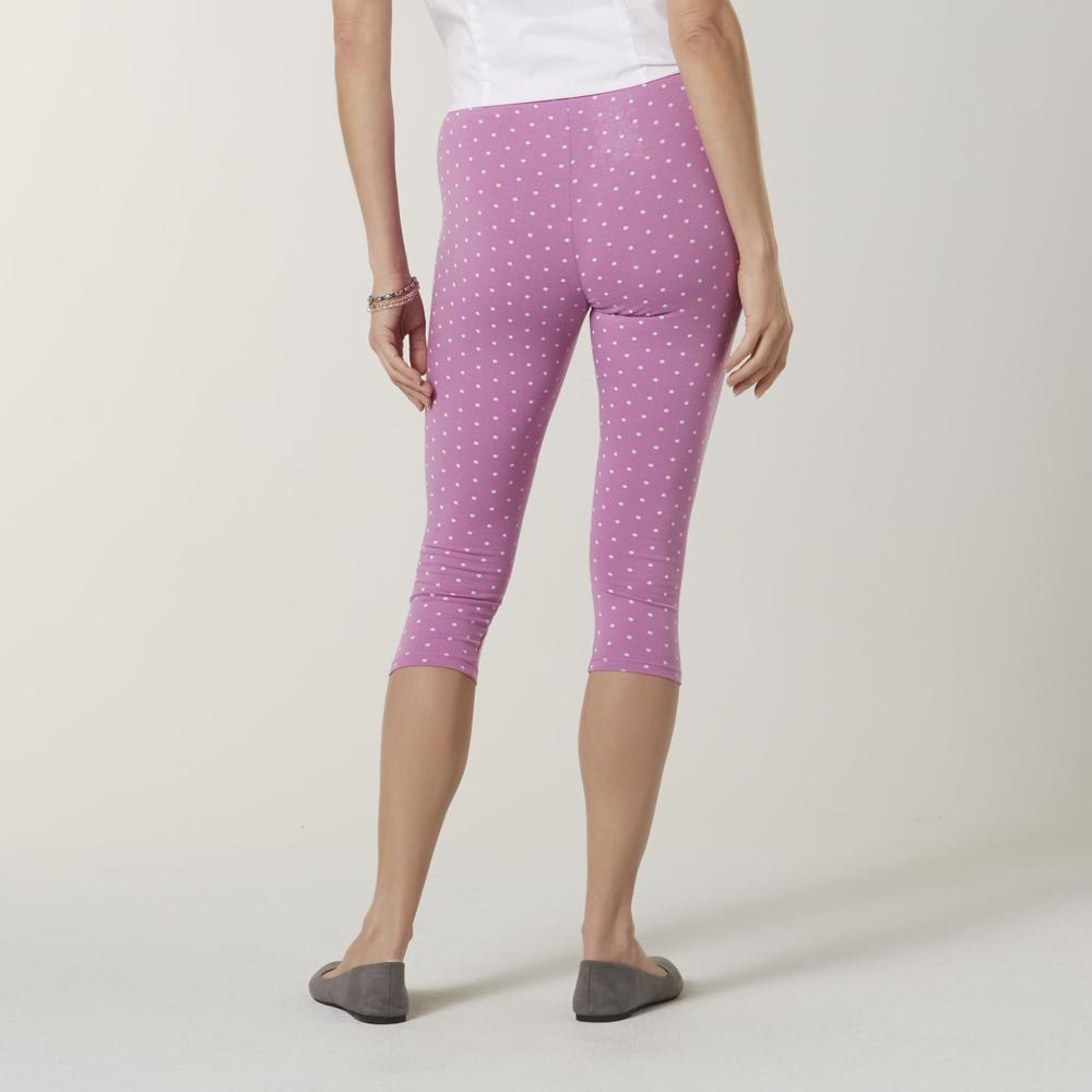 Attention Women's Cropped Leggings - Dots