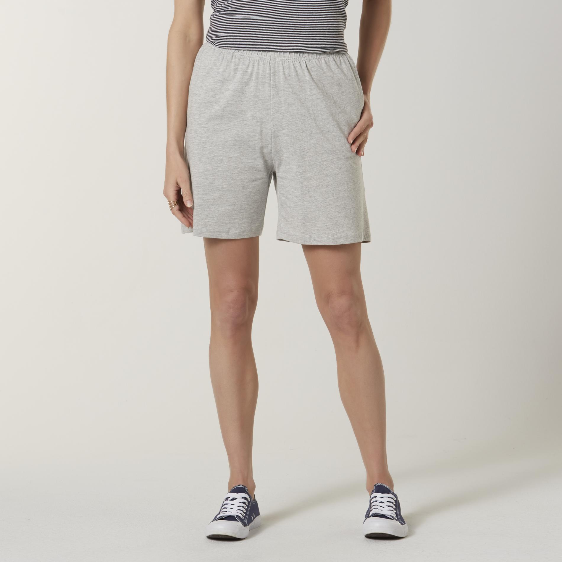 Basic Editions Women's Knit Shorts Shop Your Way Online Shopping