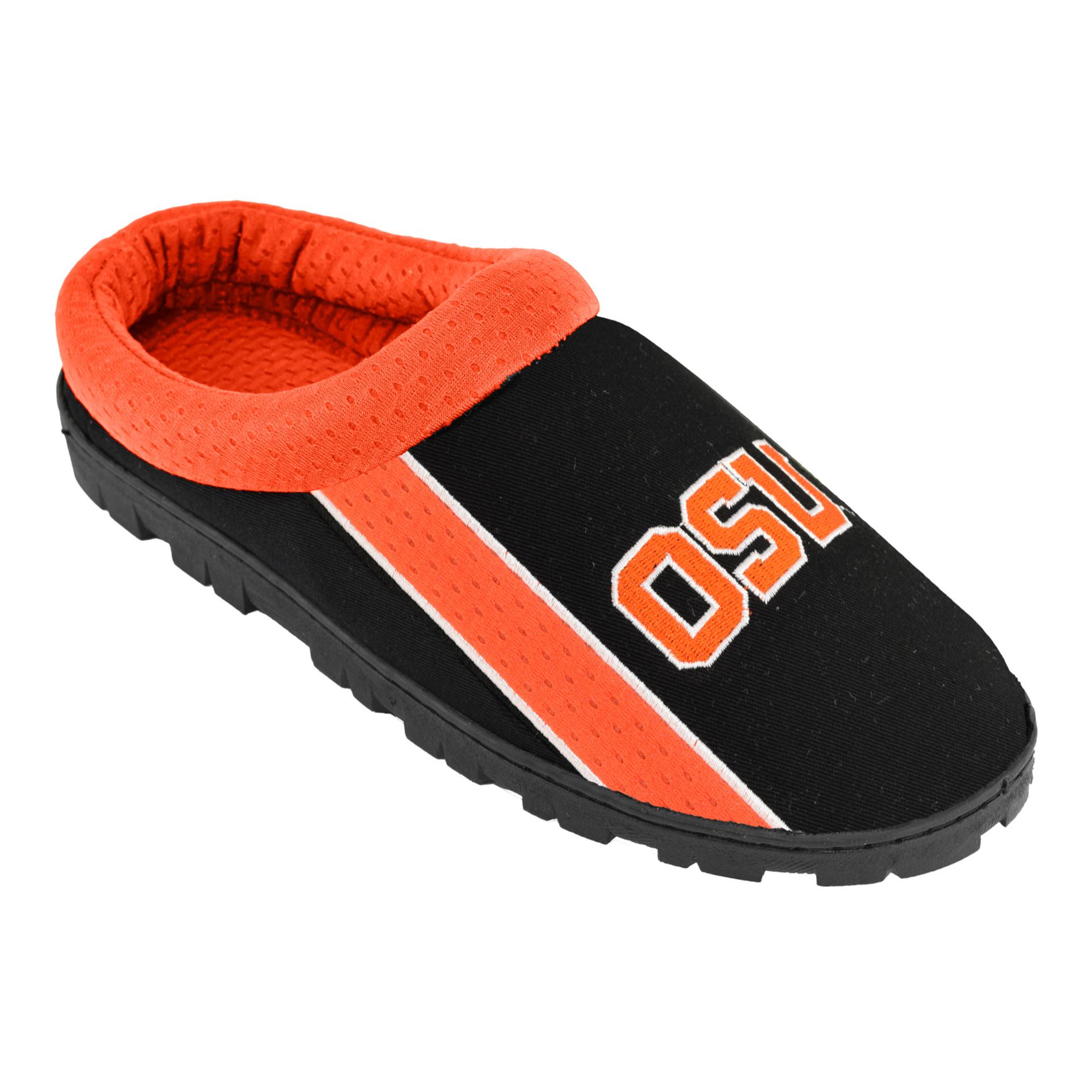 NCAA Men's Oregon State Beavers Black/Orange Clog Slipper