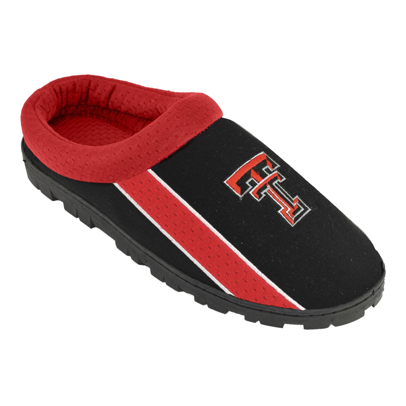 NCAA Men's Texas Tech Red Raiders Black/Red Clog Slipper