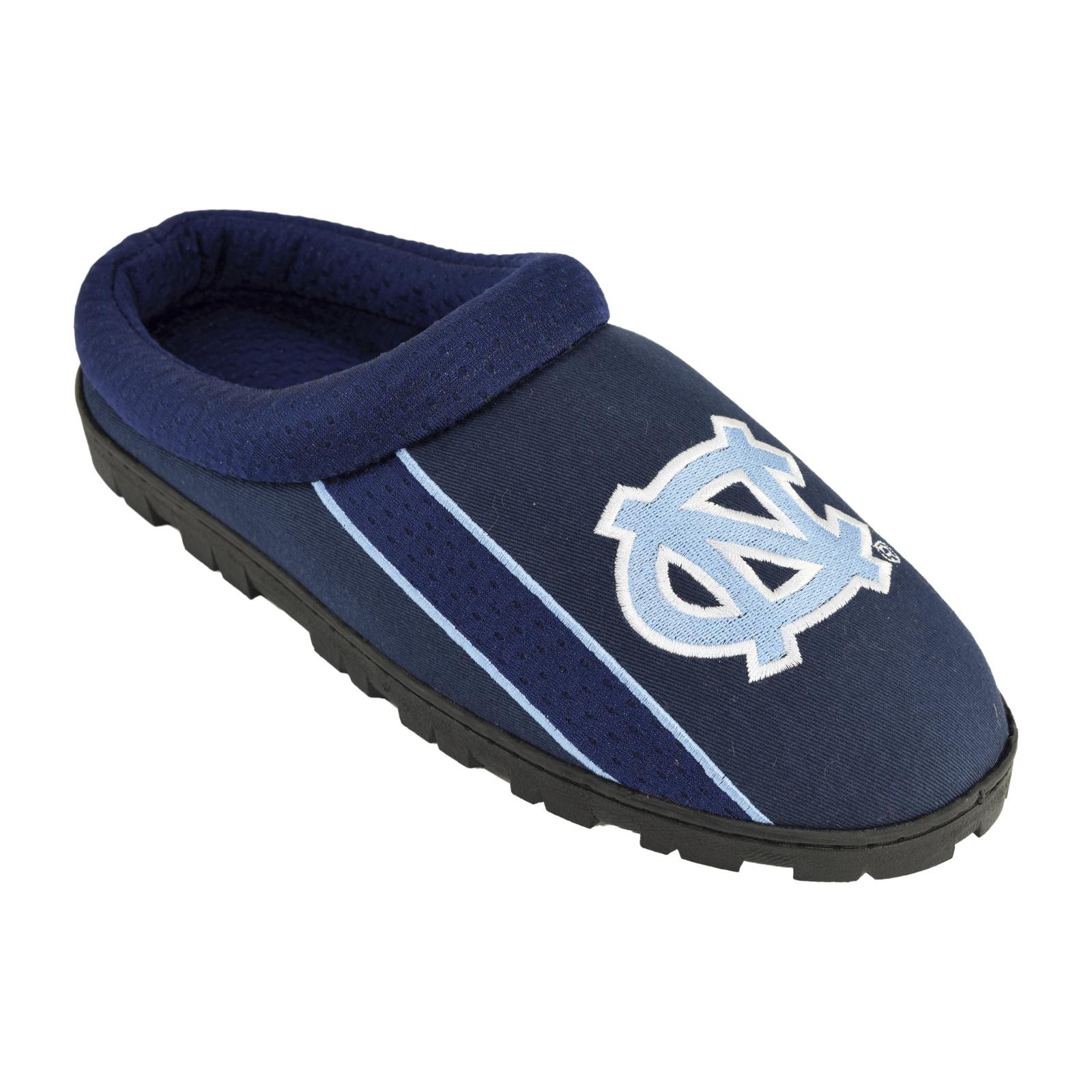 NCAA Men's North Carolina Tar Heels Blue Clog Slipper