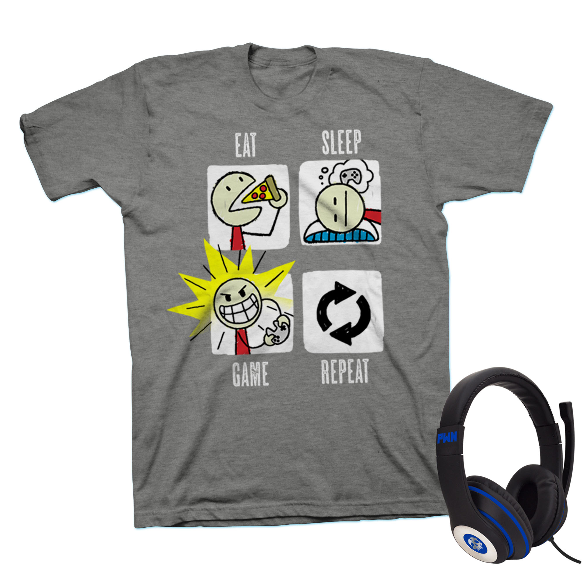 Boys' Graphic T-Shirt & Headphones