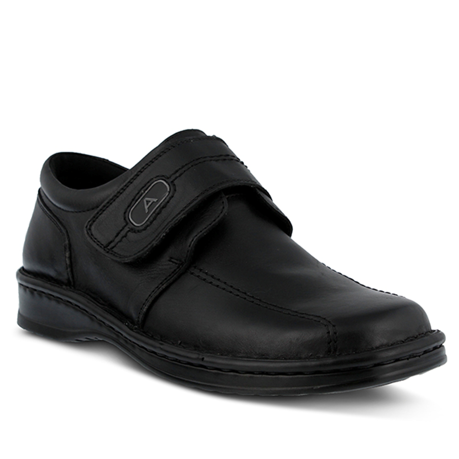 Spring Step Men's Levi Black Slip-On Shoe