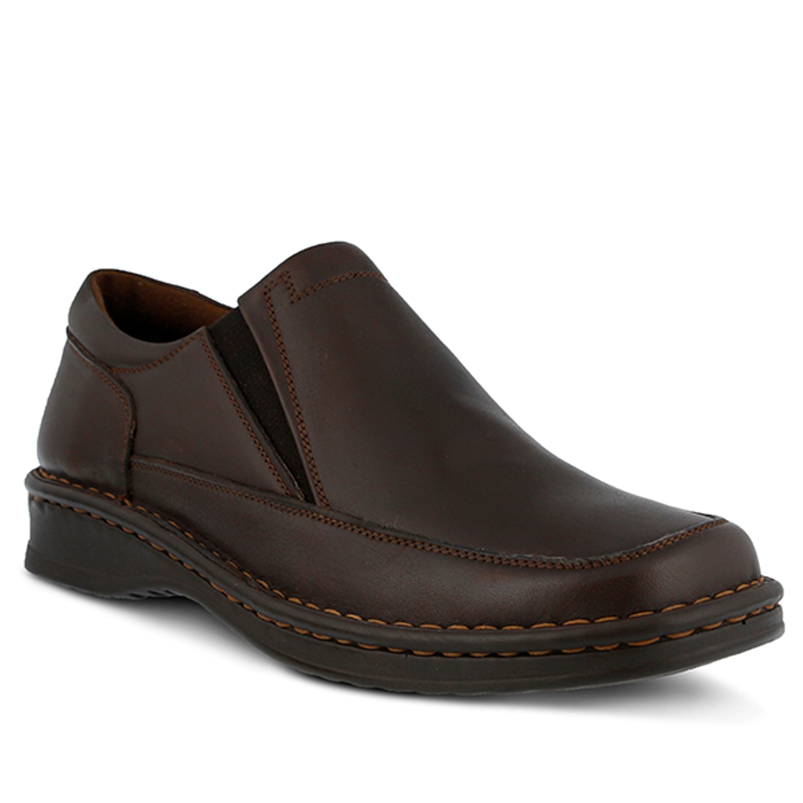 Spring Step Men's Enzo Brown Slip-On Shoe