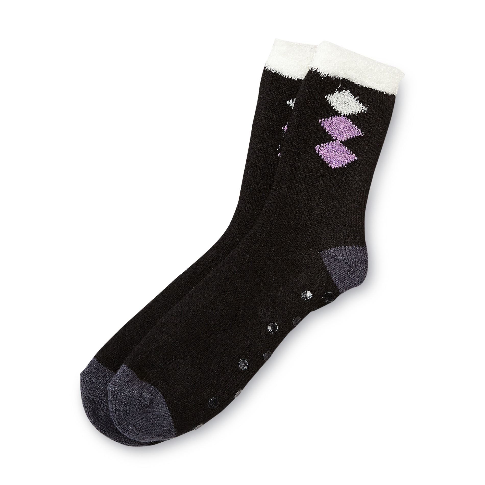 Studio S Women's Slipper Socks - Argyle
