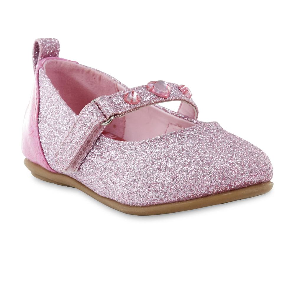 Disney Toddler Girls' Princesses Pink Mary Jane Shoe