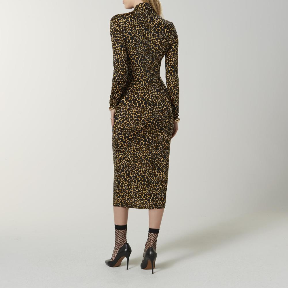 RACHEL ROY Women's Wrap Dress - Leopard Print