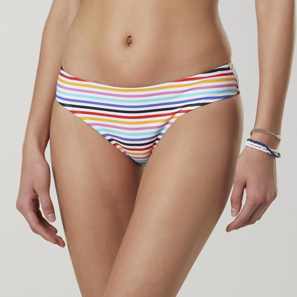 Islander Women's Hipster Swim Bottoms - Striped