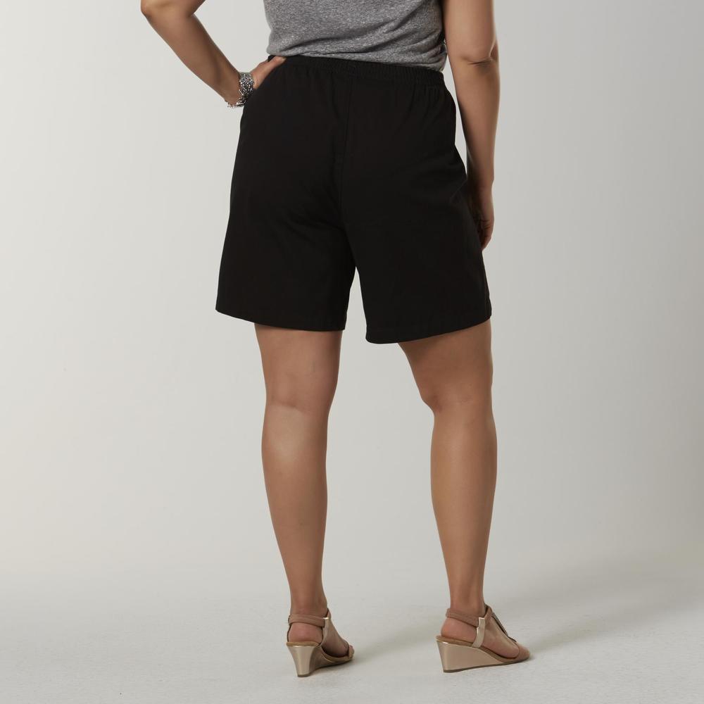 Laura Scott Women's Plus Twill Shorts