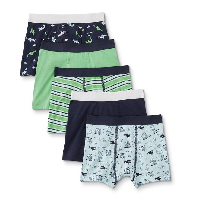 Simply Styled Toddler Boys' 5Pack Boxer Briefs