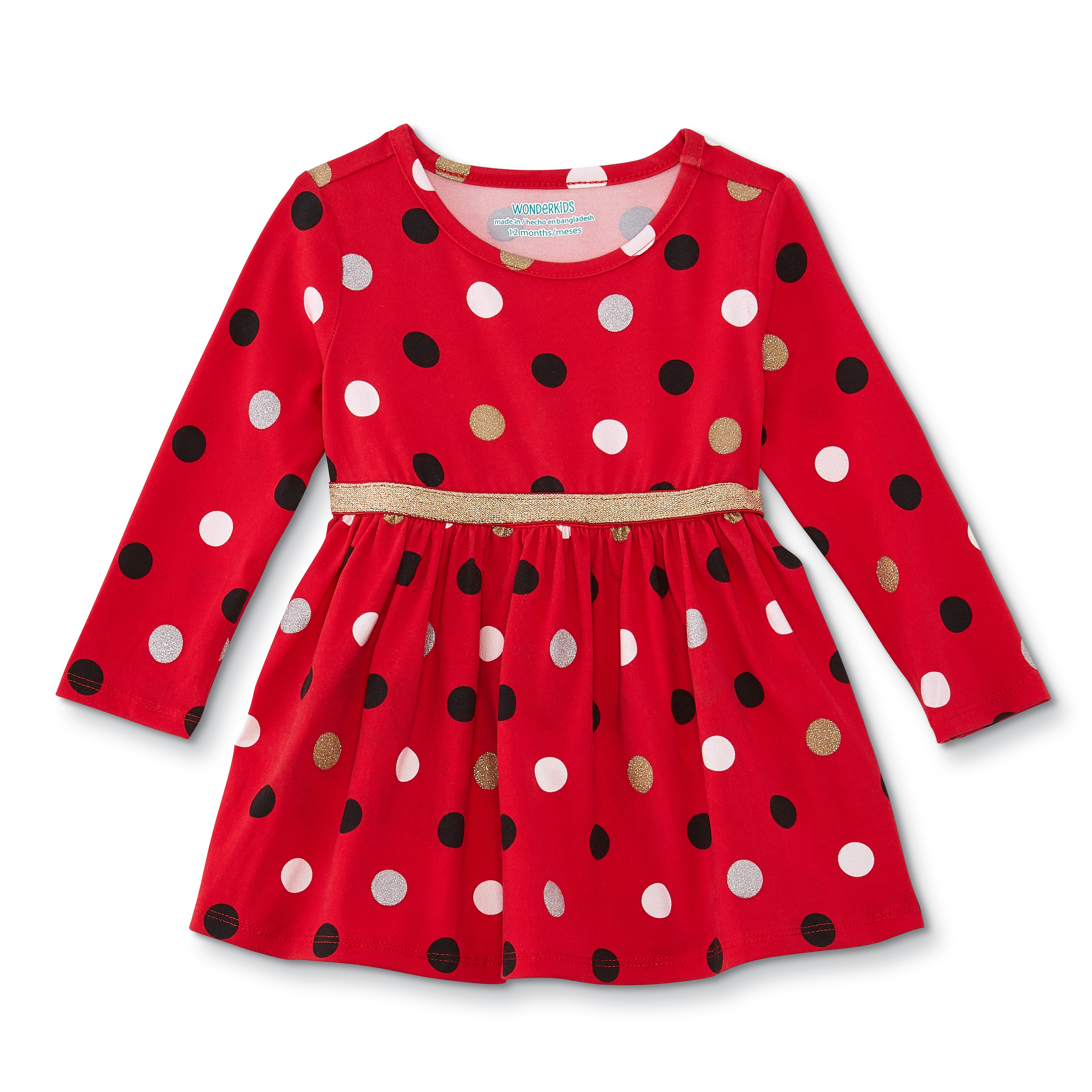 WonderKids Infant & Toddler Girls' Skater Dress - Polka Dot