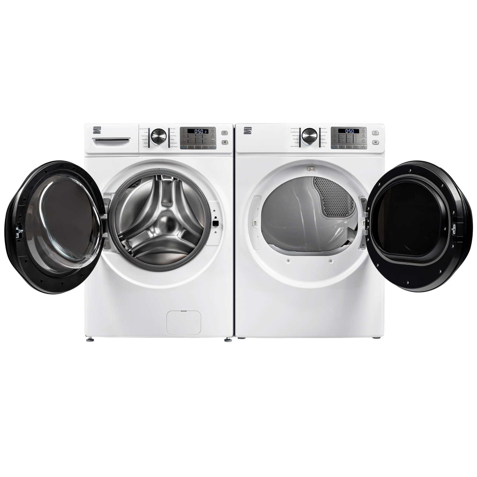 Thumbnail for Front Load Electric Washer and Dryer Bundle w/ Steam  White