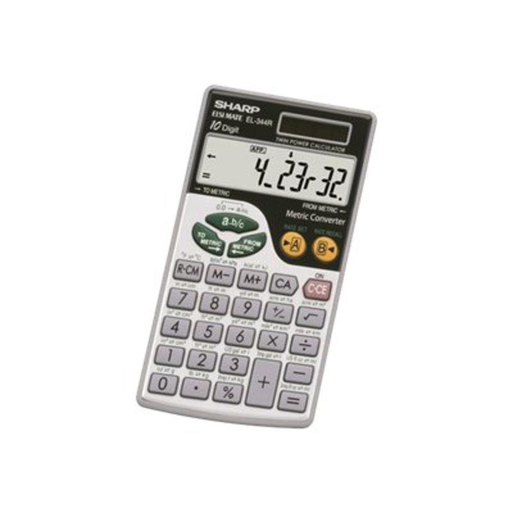 Sharp SHREL344RB EL-344RB Basic Calculator, 10-Digit LCD