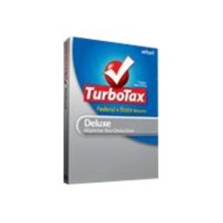 Intuit Turbotax Deluxe 2012 Federal Returns Disc With Federal E Files For Windows Mac