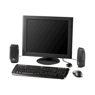 80011 Logitech S120 Wired 3 5mm 2 3 Watts 2 0 Channel Speaker System Black