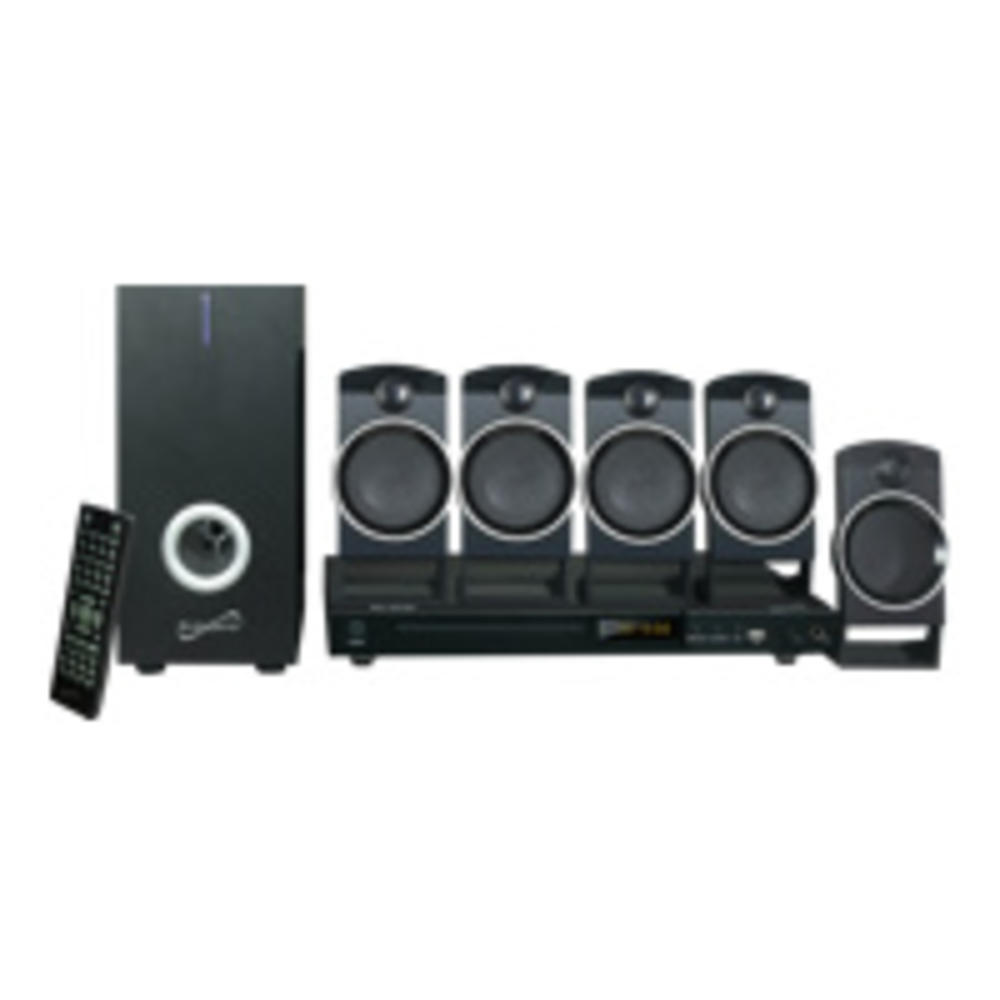 Supersonic 97077796M 5.1 Channel DVD Home Theater System with USB Input & Karaoke Function