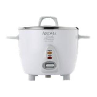 Aroma Housewares ARC-753SG Aroma Simply Stainless Rice Cooker, White ...