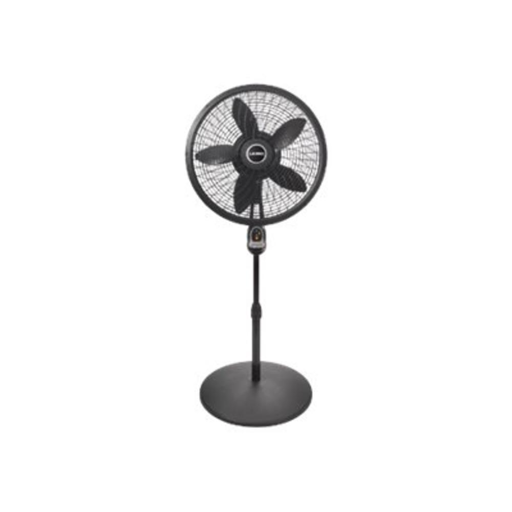 Lasko Products 1843 18 In. Cyclone Pedestal Fan with Remote Control Black