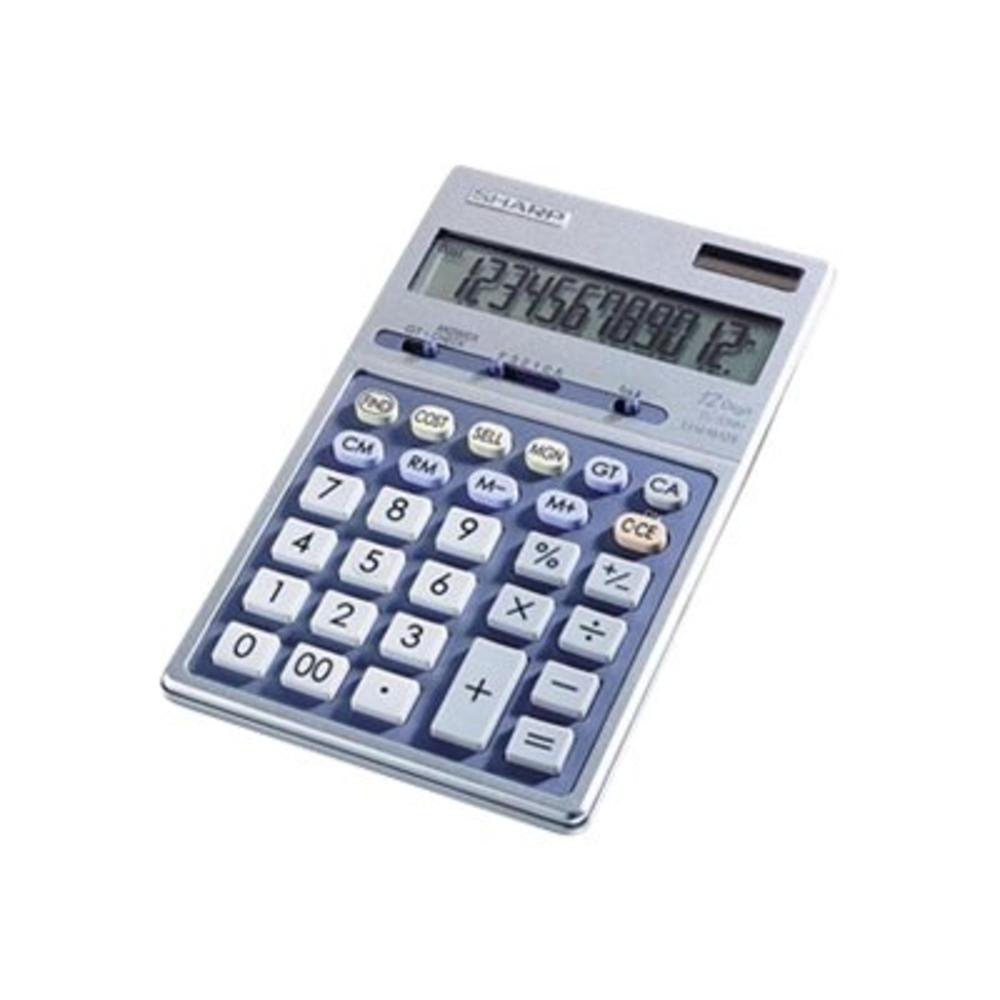 Sharp SHREL339HB EL-339HB Compact Desktop Calculator, 12-Digit LCD