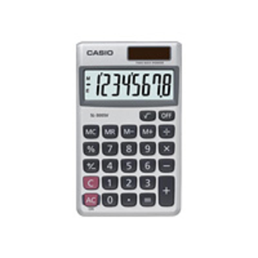 Casio SL-300SV Large Display Solar Pocket Calculator
