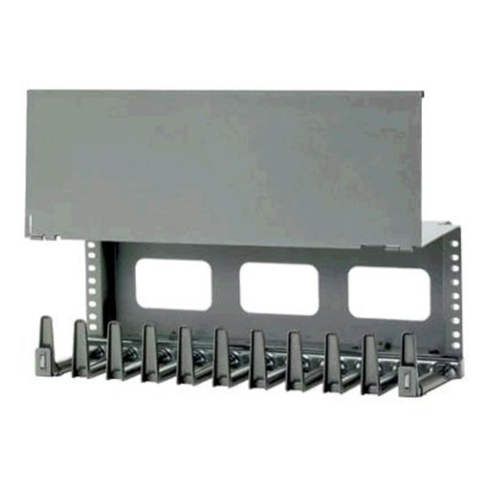 PANDUIT NCMHAEF2 HIGH CAPACITY HORIZONTAL CABLE MANAGER WITH HINGED COVER