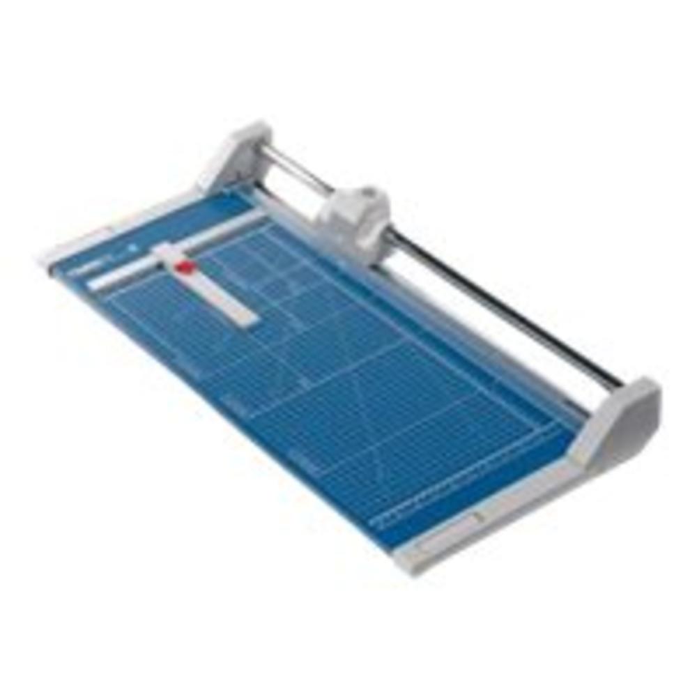 Dahle 552 Professional Rolling Trimmer 20" Cut Length 20 Sheet Capacity Self-Sharpening Automatic Clamp German Engineered Paper 