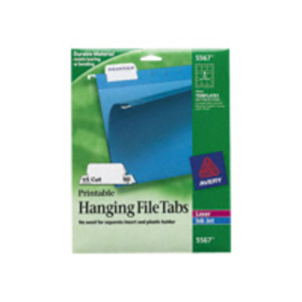 Avery AVE5567 Print/Write-On Hanging Tabs
