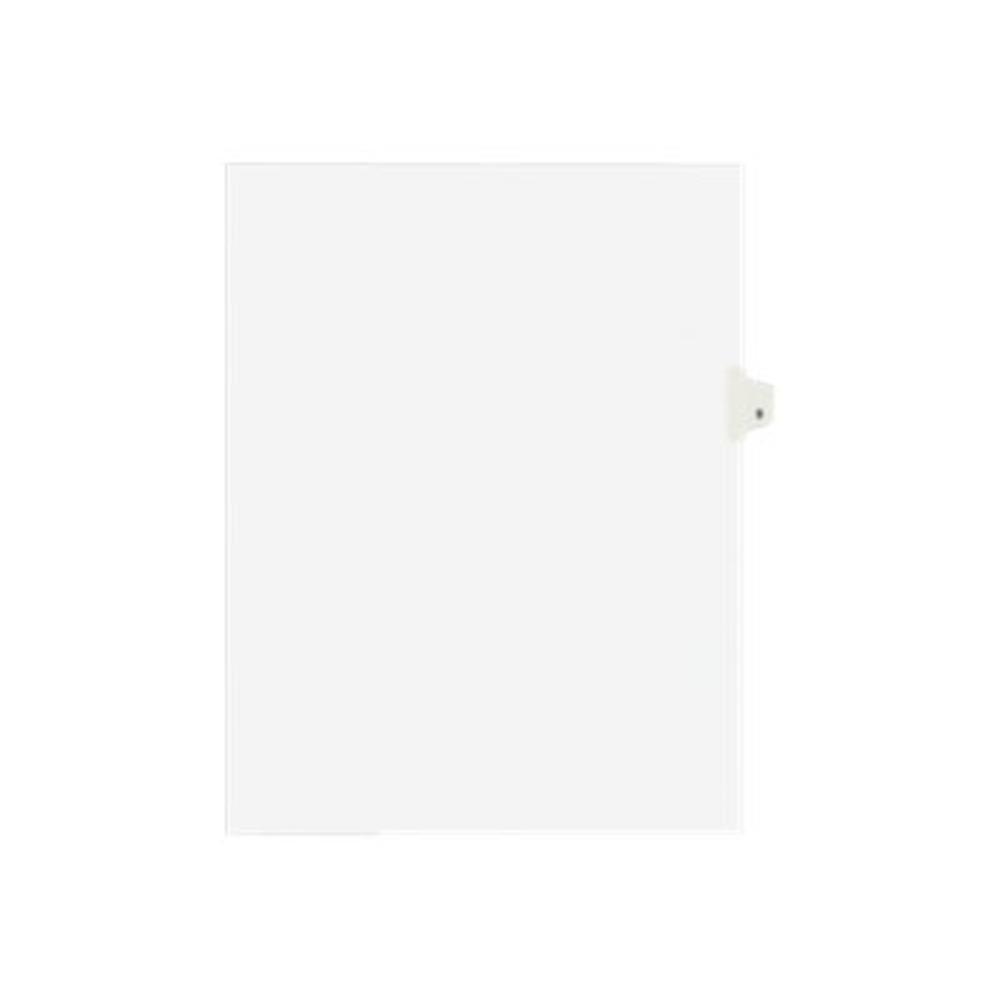 Avery AVE11919 -Style Legal Exhibit Side Tab Divider, Title: 9, Letter, White, 25/Pack