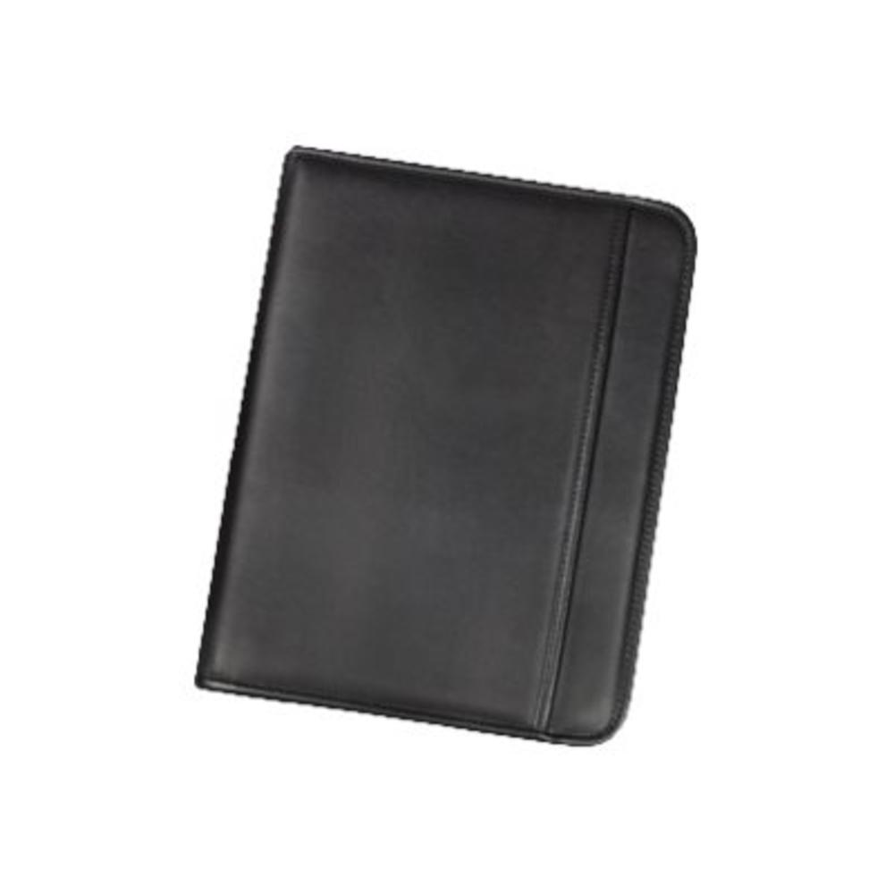 Samsill Professional Resume Padfolio with Secure Zippered Closure, 10.5 x 13 inches, Sleeve for 10.1 inch tablet, 8.5 x 11 Notep