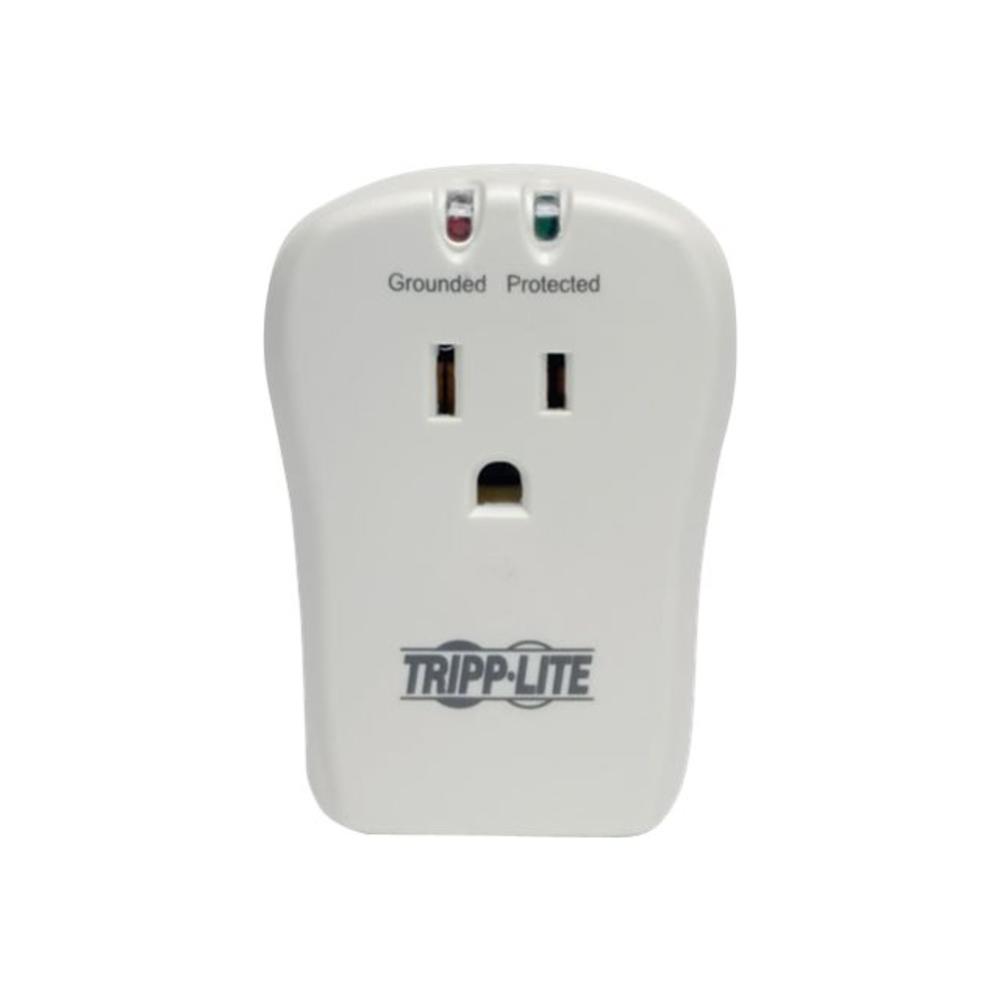 Tripp Lite TRAVELCUBE Surge Suppressor Notebook Direct Plug In 1 Outlet Tel DSL,