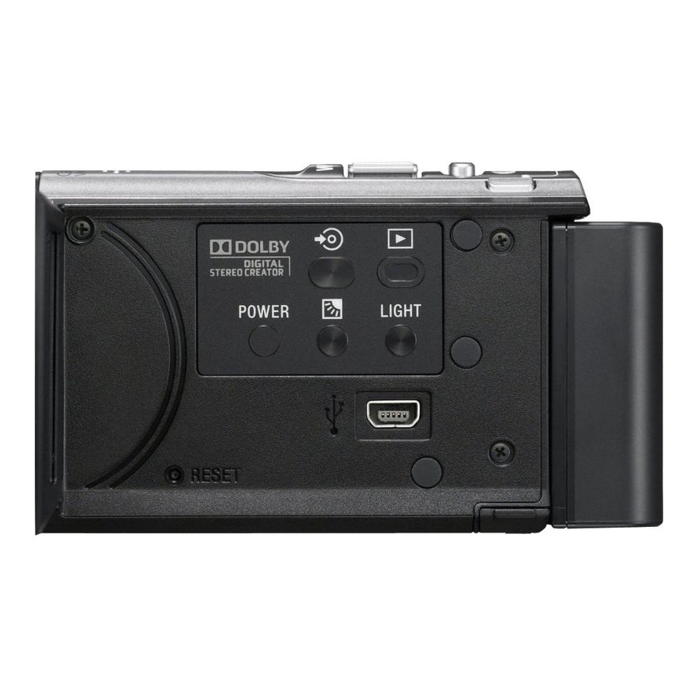 Sony DCRSX44 Handycam&#174; 60X Optical Zoom 2.7 in. 4GB Flash Memory LCD Camcorder - Silver